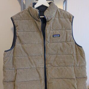 Patagonia Reversible Cotton Down Vest Men's L / Women's XL